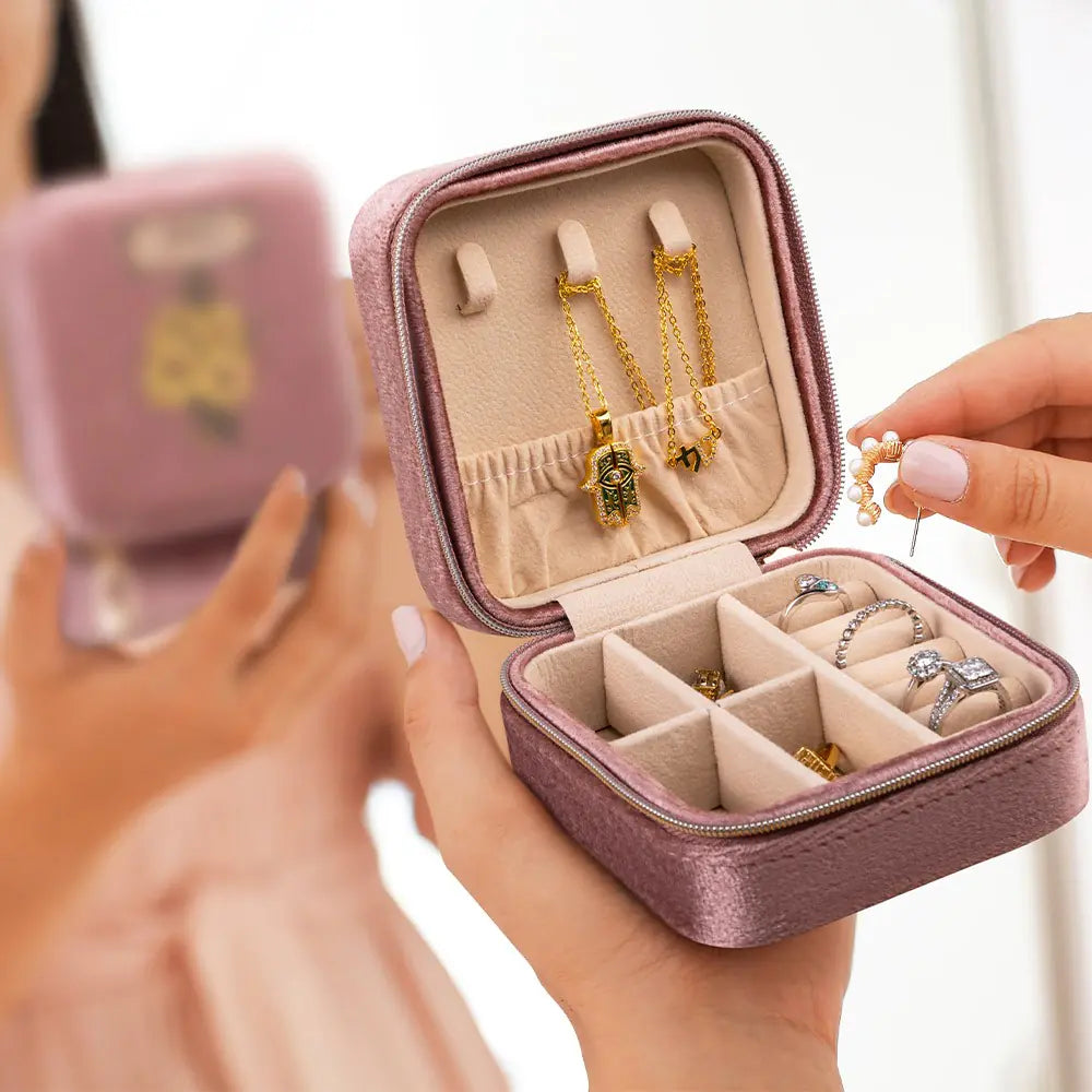 Custom Birth Flower Jewelry Box
