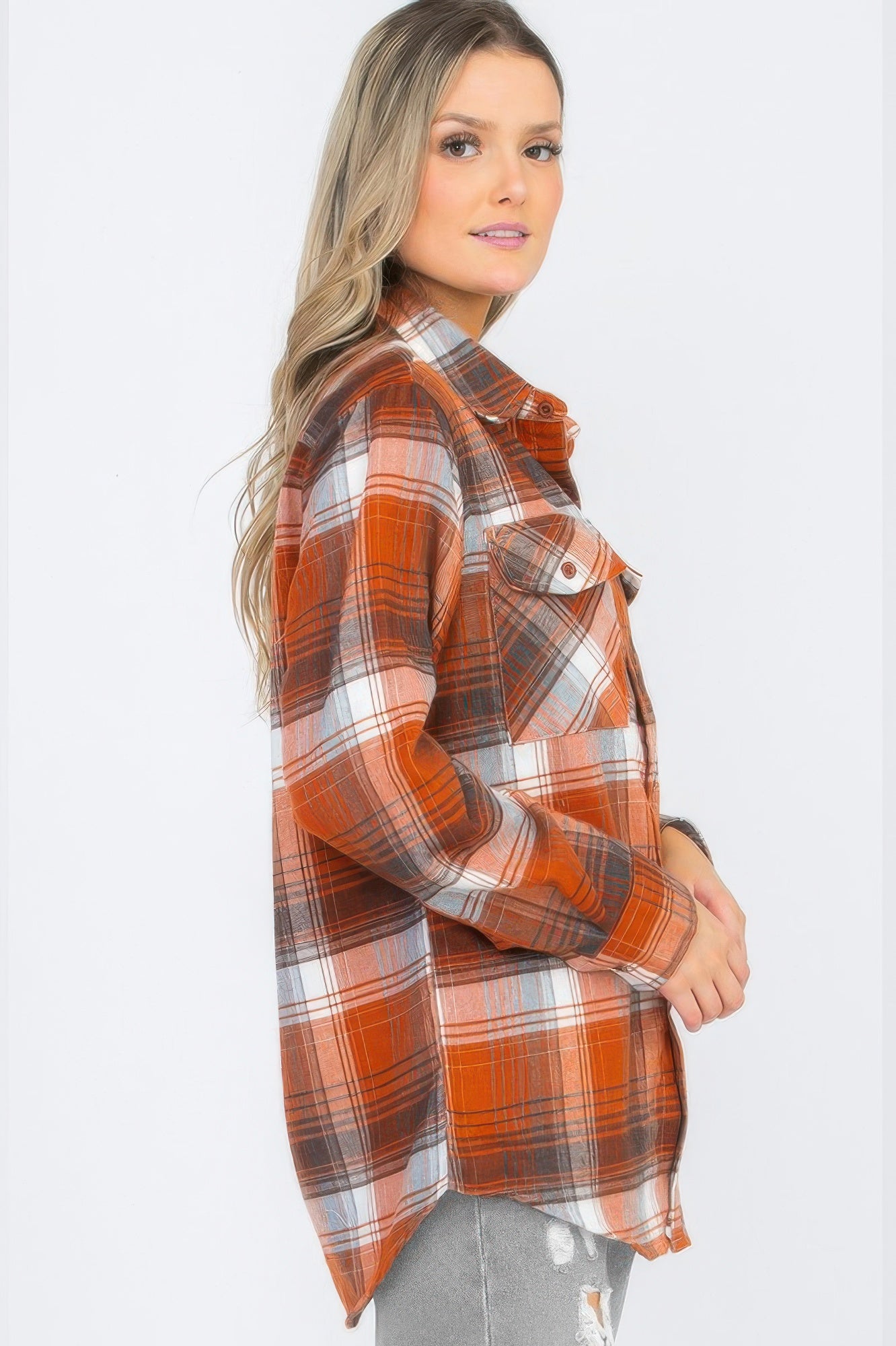 Oversized Checkered Flannel