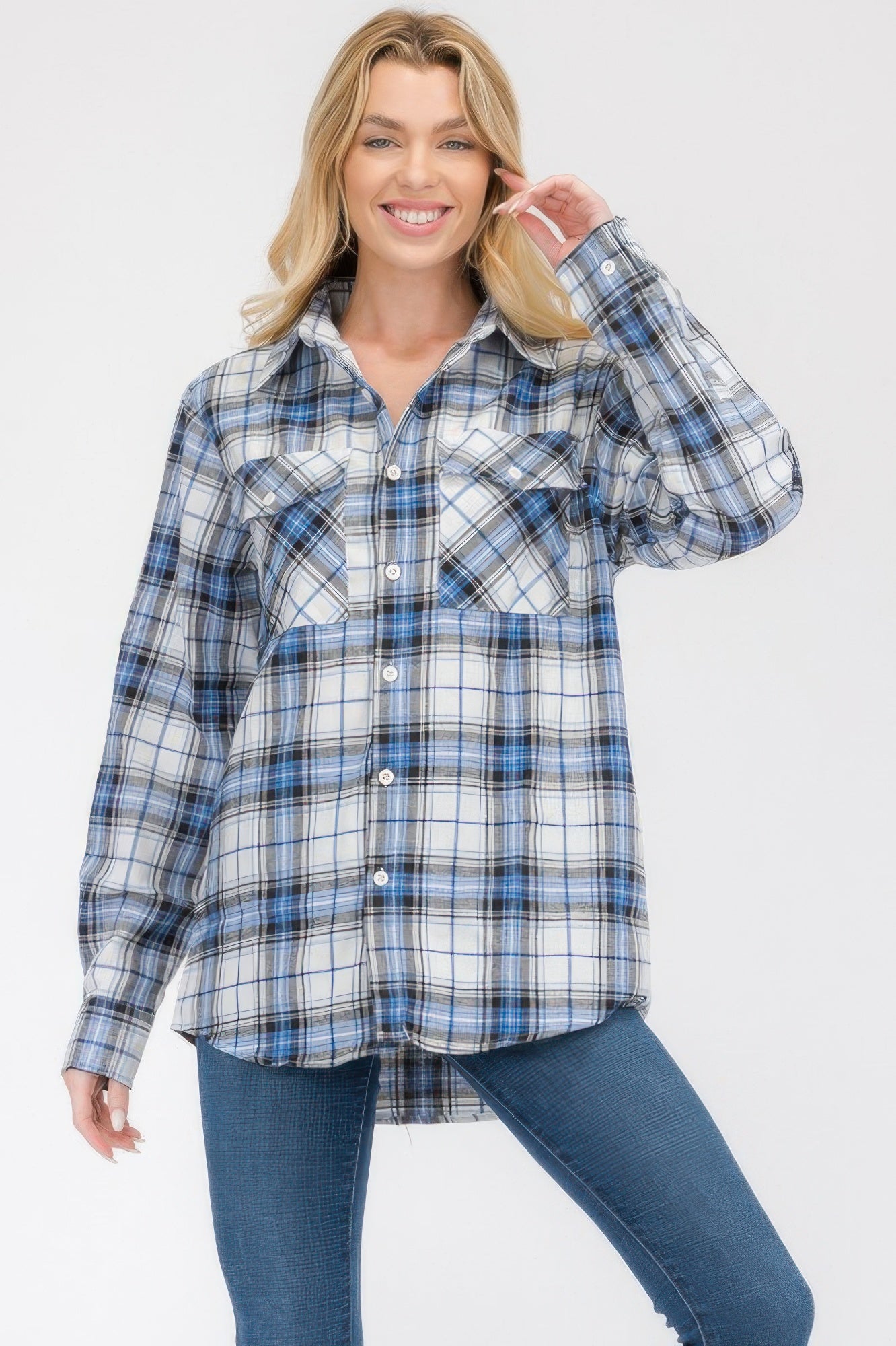 Oversized Checkered Flannel