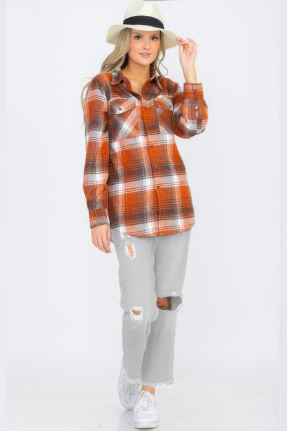 Oversized Checkered Flannel